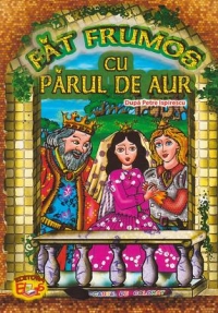 Fat Frumos cu parul de aur - carte de colorat