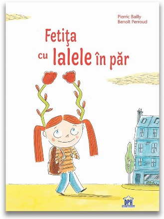 Fetita cu lalele in par