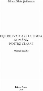 Fişe evaluare limba română pentru