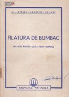 Filatura bumbac Manual pentru scoli