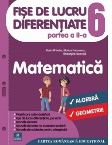 Fise de lucru diferentiate. Matematica. Clasa a VI-a. Partea a II-a