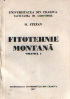 Fitotehnie montana Volumul