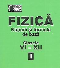 Fizica - notiuni si formule de baza (clasele VI - XII)