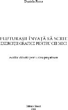 Fluturaşii învaţă să scrie exerciţii