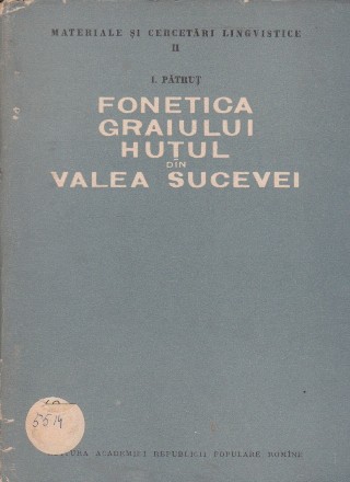 Fonetica graiului Hutul di Valea Sucevei