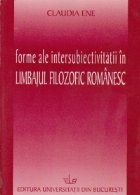 Forme ale intersubiectivitatii Limbajul Filozofic