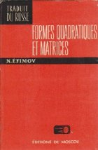 Formes quadratiques matrices