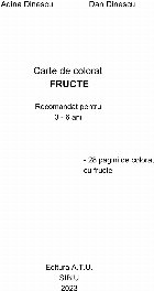 Fructe carte colorat recomandat pentru