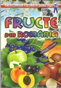 Fructe din Romania - Carte de colorat