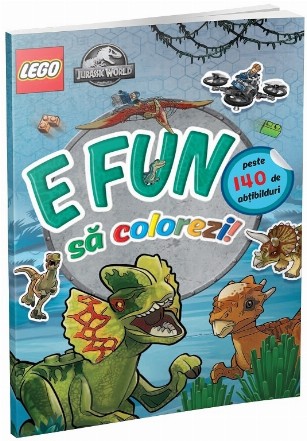 E fun sa colorezi - Jurassic World (carte de colorat cu abtibilduri)