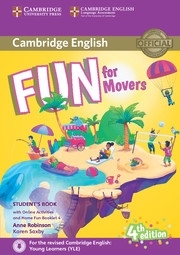 Fun for Movers Student s Book with Online Activities with Audio and Home Fun Booklet 4 (4th edition)