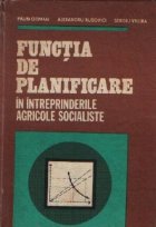 Functia planificare intreprinderile agricole socialiste