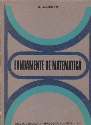 Fundamente de matematica