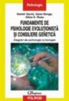 Fundamente psihologie evolutionista consiliere genetica