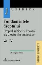 Fundamentele dreptului vol IV: Dreptul