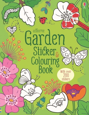 Garden sticker and colouring book