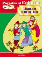 Povestim si coloram - Gasca cu pene de aur