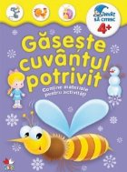 Invat sa citesc. Gaseste cuvantul potrivit - Contine materiale pentru activitati (+4 ani)