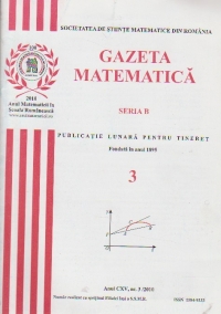 Gazeta matematica nr. 3/2010