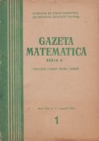 Gazeta matematica 1/1970