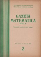 Gazeta matematica, 2/1970