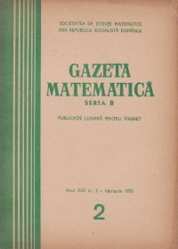 Gazeta matematica, 2/1970