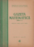 Gazeta matematica 4/1970