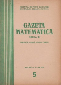 Gazeta matematica, 5/1970