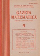 Gazeta matematica 9/1985