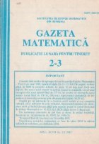 Gazeta matematica 3/1992