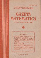 Gazeta matematica 4/1985