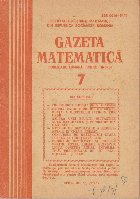 Gazeta matematica 7/1985