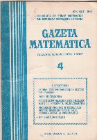 Gazeta Matematica 4/1981