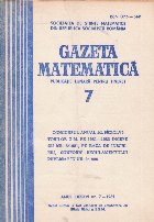 Gazeta Matematica 7/1981