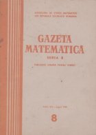 Gazeta Matematica August 1968