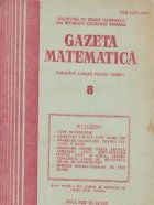 Gazeta Matematica, August 1989