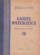 Gazeta Matematica Decembrie 1974