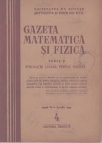 Gazeta matematica si fizica,  4/1955