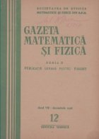 Gazeta matematica si fizica,  12/1956