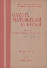 Gazeta matematica si fizica,  3/1957