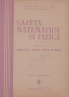 Gazeta matematica fizica 9/1958