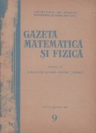 Gazeta matematica si fizica,  9/1960