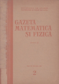 Gazeta matematica si fizica,  2/1961