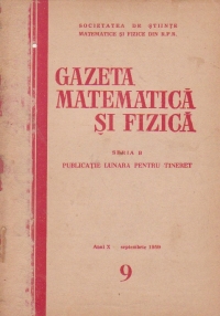 Gazeta matematica si fizica, 9/1959