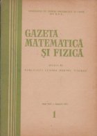 Gazeta matematica si fizica, 1/1962