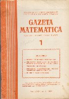 Gazeta Matematica Ianuarie 1977