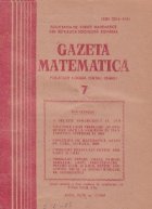 Gazeta Matematica, Iulie 1989