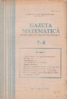 Gazeta matematica Iulie August 1992