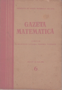 Gazeta matematica, Iunie 1964