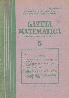 Gazeta matematica,  Mai 1986